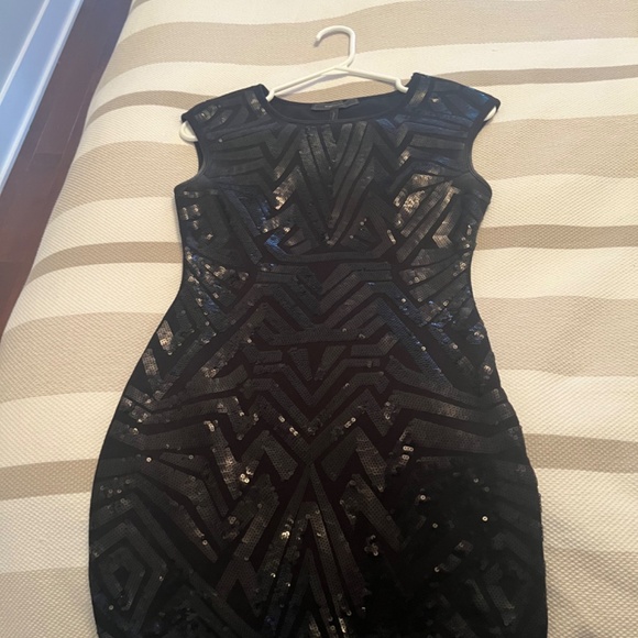 BCBG sequin black dress - Picture 2 of 4